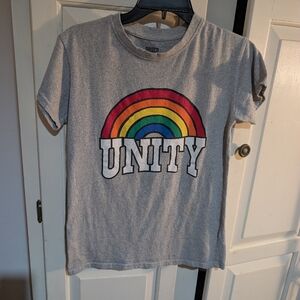 Unity Rainbow T-Shirt - Gray